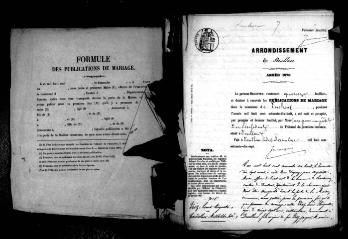 Lucheux : naissances, mariages, décès (1877-1880)