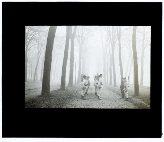 72e à la Hotoie, effet de brouillard - octobre 1912