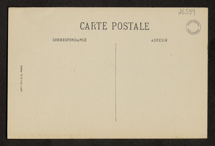 GUERRE 1914. VITRY-LE-FRANCOIS BOMBARDE PAR LES ALLEMANDS