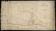 Plan du cadastre napoléonien - Fresnes-Mazancourt (Fresnes) : Grande Route (La), A