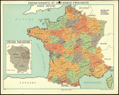 Départements et anciennes provinces de France