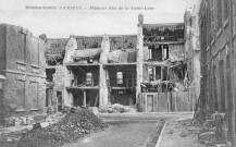 Bombardement d'Amiens - Maisons Rue de la Demi-Lune