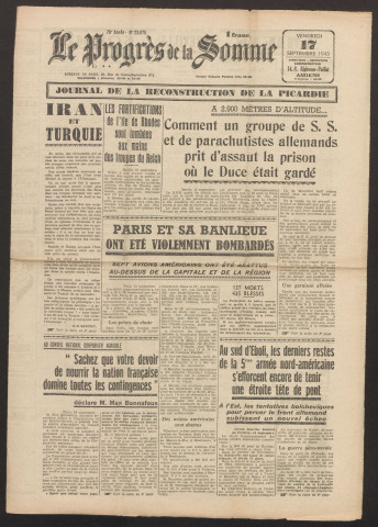 Le Progrès de la Somme, numéro 23075, 17 septembre 1943