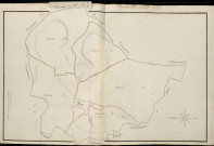 Plan du cadastre napoléonien - Atlas cantonal - Fluy : tableau d'assemblage