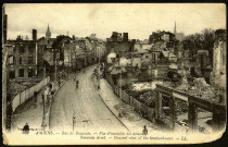 Amiens. Rue de Beauvais. Vue d'ensemble des désastres. Beauvais street. General view of the bombardment
