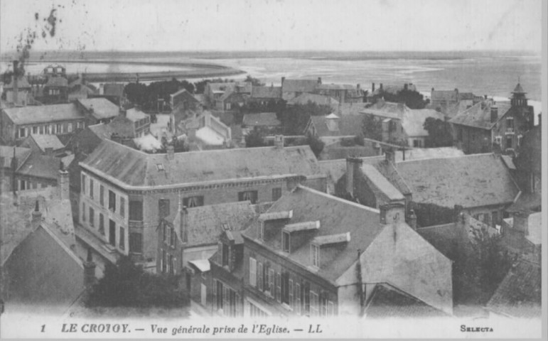 Vue générale prise de l'Eglise