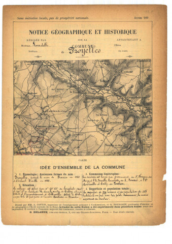 Froyelles : notice historique et géographique sur la commune