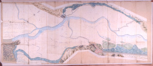Plan d'une partie de la baie de Somme depuis Noyelles jusqu' la pointe du Hourdel