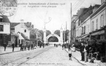 Exposition Internationale d'Amiens 1906. Vue générale. Porte principale
