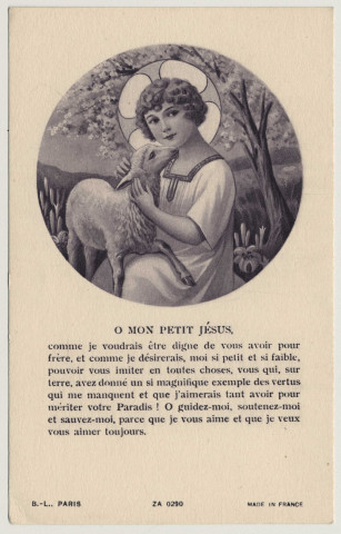 Ô mon petit Jésus. Le Bon pasteur