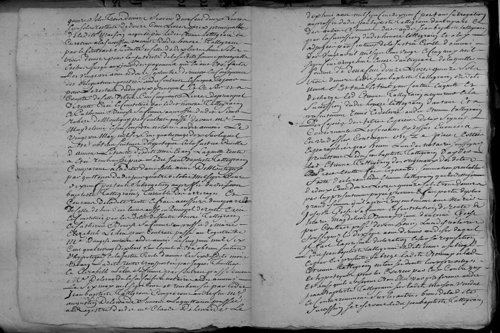 Etude de Me François Henin à Amiens (étude n°3). Minutes de l'année 1738