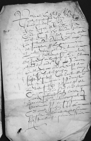 Etude de Me François De Saint-Fuscien à Amiens (étude n°18). Minutes de l'année 1629