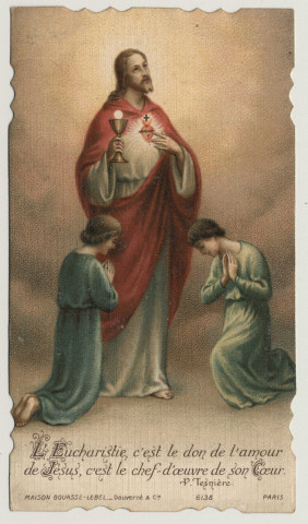 L'Eucharistie c'est le don de l'amour de Jésus, c'est le chef-d'oeuvre de son Coeur