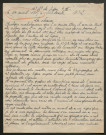 Témoignage de Anonyme 8 et correspondance avec Jacques Péricard