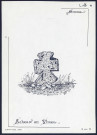 Acheux-en-Vimeu : croix en pierre - (Reproduction interdite sans autorisation - © Claude Piette)