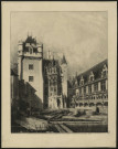 Vue du donjon de Pierrefonds prise de la cour du château 8 juin 1866