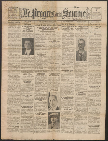 Le Progrès de la Somme, numéro 19727, 1er septembre 1933