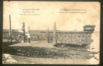 La guerre 1914-1915 - Villers-au-Bois : entrée du cimetière français