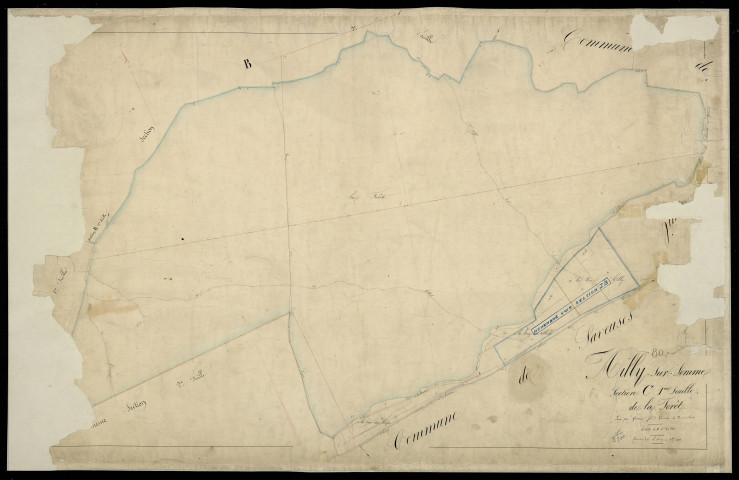 Plan du cadastre napoléonien - Ailly-sur-Somme (Ailly sur Somme) : Forêt (La), C1
