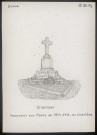 Oisemont : monument aux morts au cimetière - (Reproduction interdite sans autorisation - © Claude Piette)