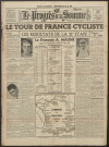 Le Progrès de la Somme, numéro 20046 - Edition spéciale Tour de France cycliste, 27 juillet 1934