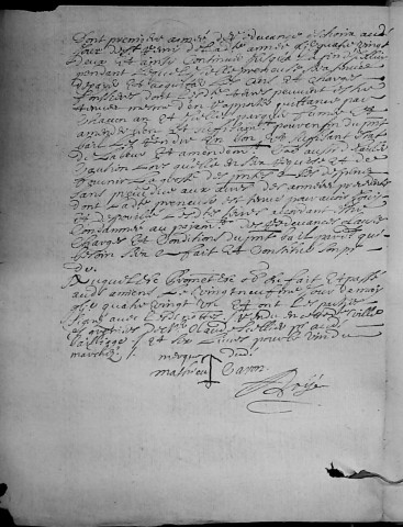 Etude de Me Martin Caron à Amiens (étude n°4). Minutes de l'année 1681