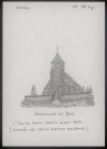 Hardecourt-au-Bois : église Saint-Martin avant 1914 - (Reproduction interdite sans autorisation - © Claude Piette)