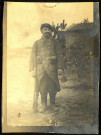 Portait en uniforme de Jean-Marie Pailler, alors stationné en Belgique, offert par les officiers de sa compagnie