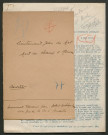 Témoignage de De Mot, Jean (Lieutenant aérostier) et correspondance avec Jacques Péricard