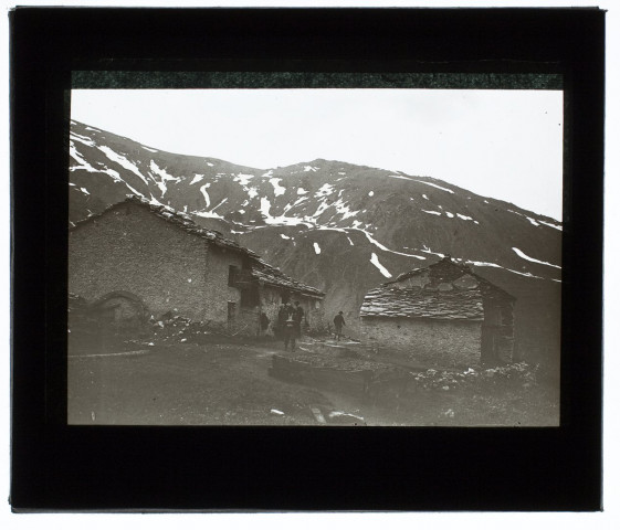 Refuge de la Chavière (après l'orage) - juillet 1902
