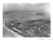 Cayeux-sur-Mer. Vue aérienne de la Baie de Somme, Le Hourdel, les mollières