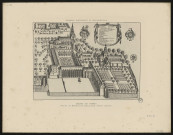Picardie Historique et Monumentale. Abbaye de Corbie. Planche du Monasticon Gallicanum (édition originale)