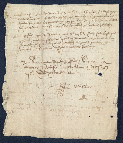 Rumigny (Saints-Innocents) : baptêmes, mariages, sépultures (1598-1716, 1737-1739)