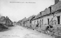 Bayonvillers an 1918 - Rue d'Harbonnières