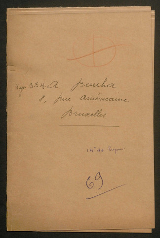 Témoignage de Bouha, A. (Major) et correspondance avec Jacques Péricard