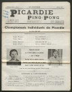 Picardie Ping-Pong. Bulletin mensuel de l'Alfred-Club Abbevillois, numéro 4 - 1ère année