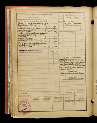 Mettey, Paul Emile Julien, né le 23 janvier 1897 à Aumont (Somme), classe 1917, matricule n° 194, Bureau de recrutement d'Amiens