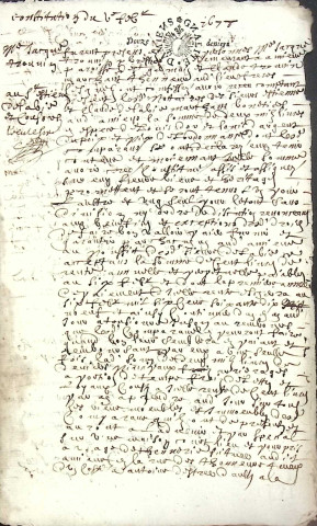 Etude de Me Antoine Limeu à Amiens (étude n°6). Minutes de l'année 1678
