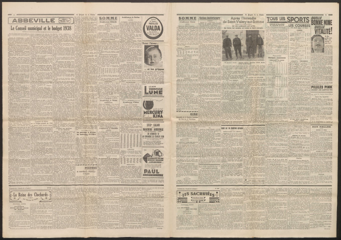Le Progrès de la Somme, numéro 21327, 2 février 1938