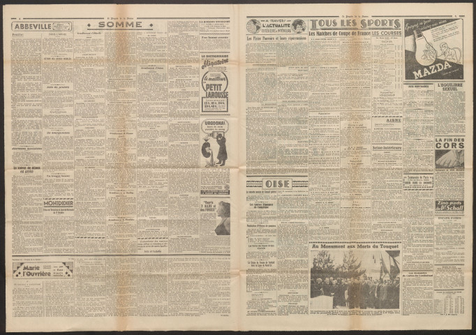 Le Progrès de la Somme, numéro 21569, 8 octobre 1938