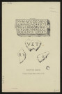 Inscriptions Romaines trouvées à Nizy-le-Comte en 1851 et 1852