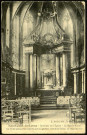 Carte postale "Saint-Jean-de-Losne - Intérieur de l'église- le Maître d'Autel" adressée par Emile Sueur (1886-1948) à Julienne Colard (1887-1974)