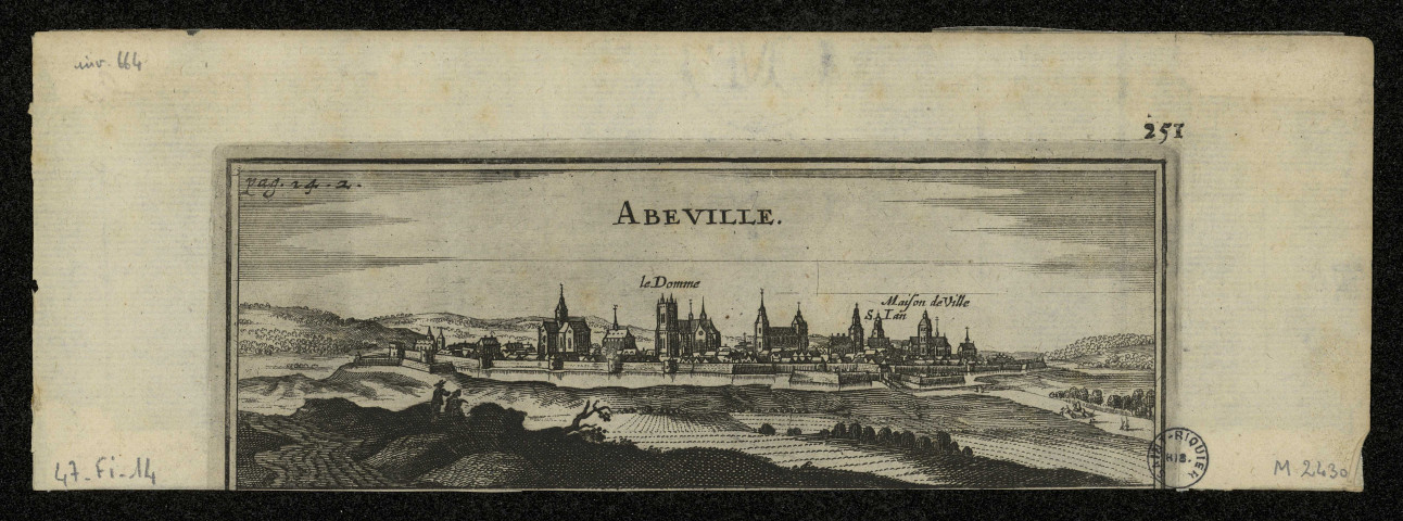 Abbeville page 24.2. Vue générale de la ville et de ses fortifications