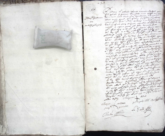 Etude de Me François Lecaron à Amiens (étude n°11). Minutes de l'année 1679