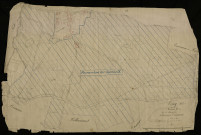 Plan du cadastre napoléonien - Languevoisin-Quiquery (Languevoisin) : Château-fort (Le), B
