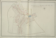Plan du cadastre napoléonien - Allonville : A, B, C et D développées