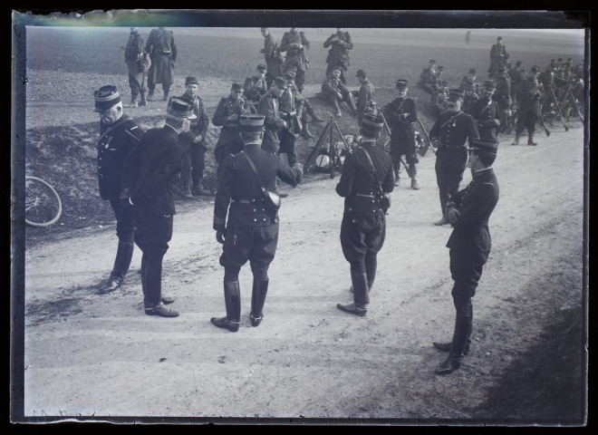 72e de ligne marche du 19 avril 1909 - vue d'Ailly-sur-Somme