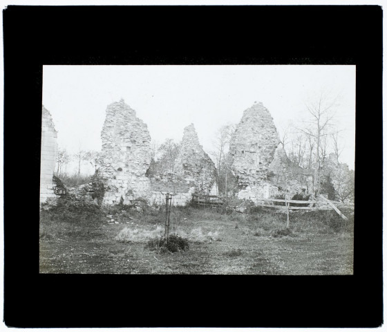 Ruines de l'abbaye de Dommartin (Somme) - mai 1903