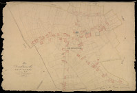 Plan du cadastre napoléonien - Doudelainville : Chef-lieu (Le), B