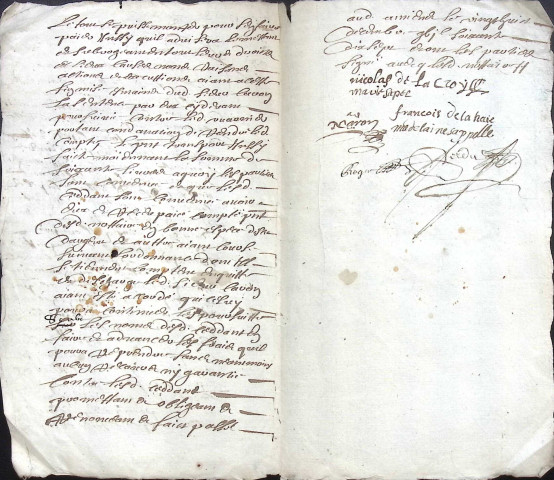 Etude de Me Augustin Perdu à Amiens (étude n°26). Minutes de l'année 1677